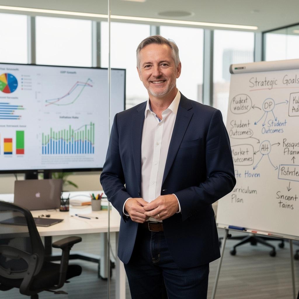 Screenshot einer interaktiven Lernplattform für wirtschaftliche Bildung.